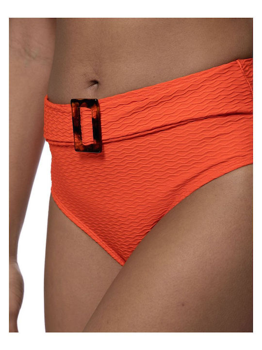 Sarawak Bikini Slip High Waist Coral