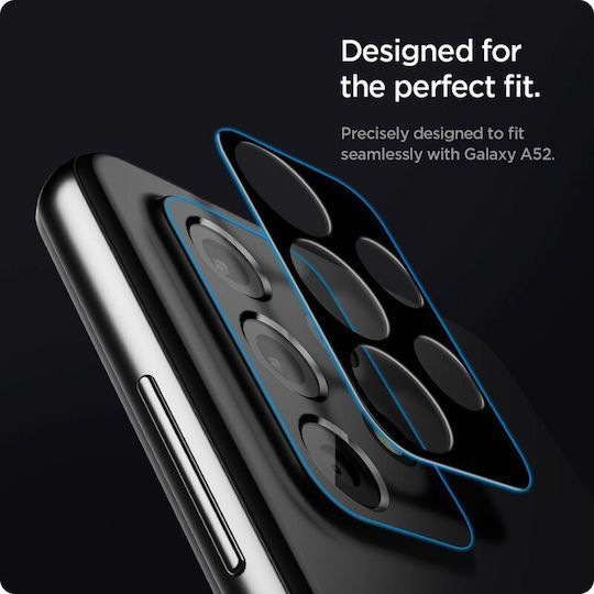 Techsuit Camera Protection Tempered Glass Black for the Galaxy A52 KF2310068