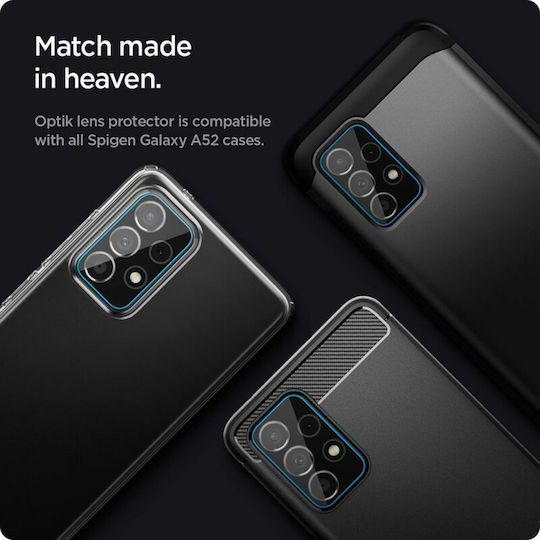 Techsuit Camera Protection Tempered Glass Black for the Galaxy A52 KF2310068