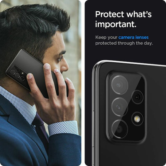 Techsuit Camera Protection Tempered Glass Black for the Galaxy A52 KF2310068