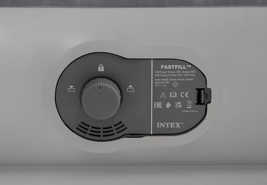 Intex Inflatable Single Air Mattress with Integrated Pump Dura-Beam Prestige 191x99x30cm