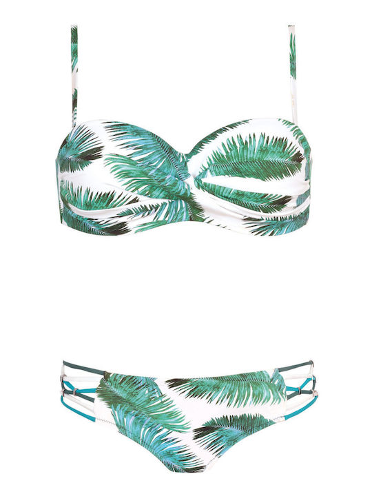 Swimsuit Bikini Set N2-88/W Green