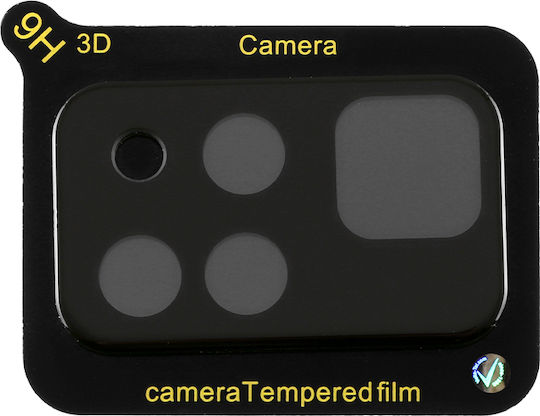 Volte-Tel 0.25mm 3D Curved Protecție Cameră Tempered Glass Negru pentru Redmi Note 11 Pro