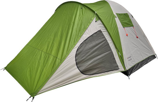 Grasshoppers Electra XL Σκηνή Camping Igloo Μπεζ με Διπλό Πανί 3 Εποχών για 5 Άτομα 410x280x185εκ.