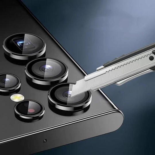 Hofi Camring Pro+ Kameraschutz Metallrahmen Black für das Galaxy S23+