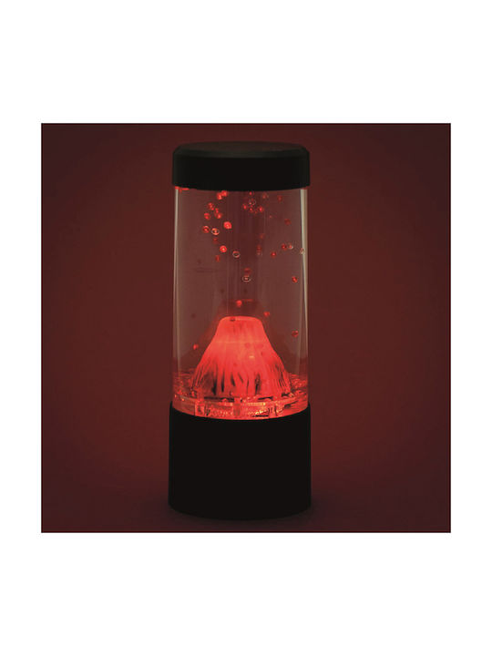 Mini Volcano Lustră Decorativă Lampă de lavă LED Negru