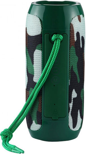 T&G TG-117 Ηχείο Bluetooth 5W με Ραδιόφωνο και Διάρκεια Μπαταρίας έως 4 ώρες Army Green