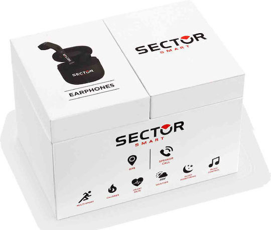 Sector S03 Gift Set Smartwatch mit Pulsmesser (Black Synthetic Strap)