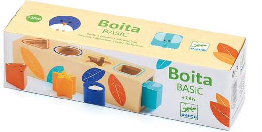 Djeco Shape Sorting Toy Sorting Game 'Leaves' made of Wood for 12++ Months