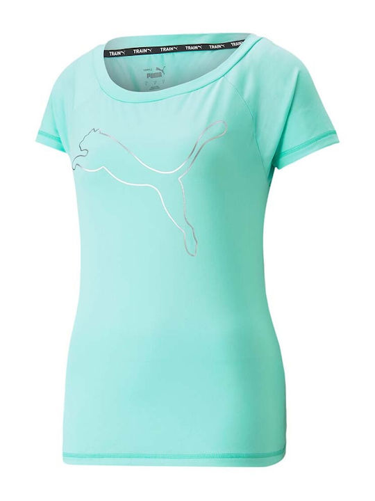 Train Favorite Damen T-Shirt Schnell trocknend Türkis