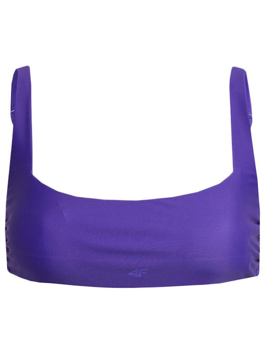 4F Sports Bra Bikini Top Purple