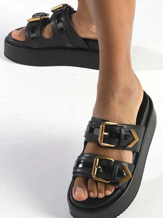 Noa Ari Дамски Сандали Flatforms Черни