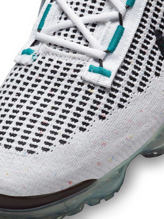 Air VaporMax Flyknit 2021 Ανδρικά Sneakers White / Green / Black