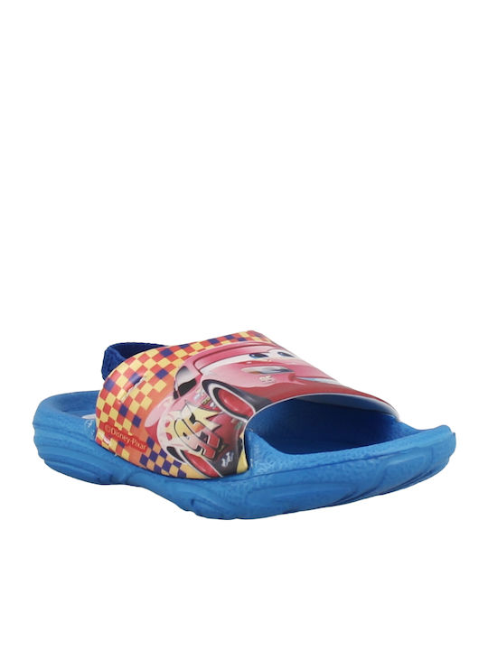 Kinder Badeschlappen Disney Autos Blau