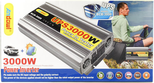Andowl BCB-3000 Inverter für Autos Modifizierte Sinuswelle 3000W zur Umwandlung von 12V DC in 220V AC