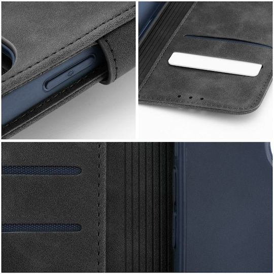 Forcell Book Δερματίνης Μαύρο (Galaxy A34)