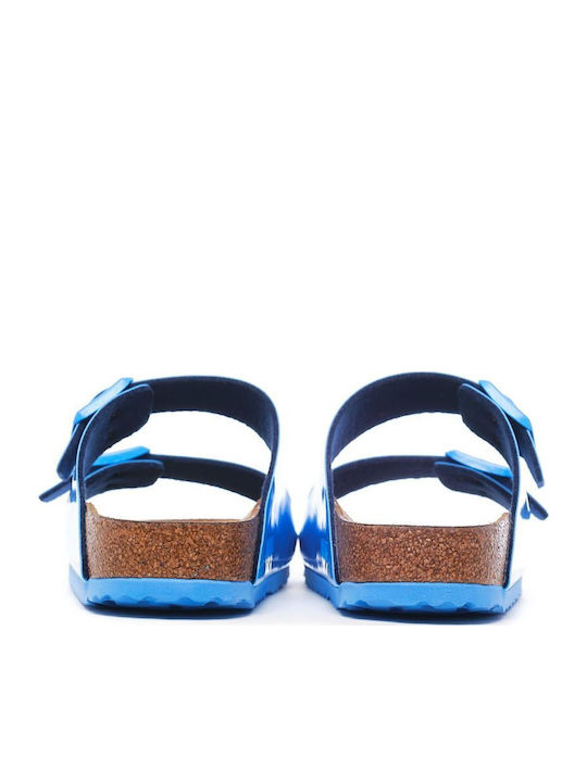 Arizona Women's Anatomic Sandals Patent Sky Blue Narrow Fit