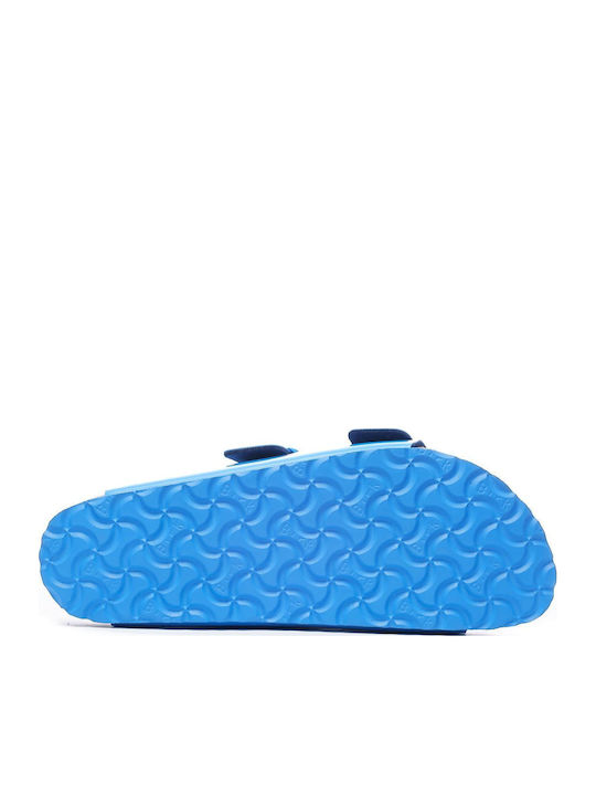Arizona Women's Anatomic Sandals Patent Sky Blue Narrow Fit