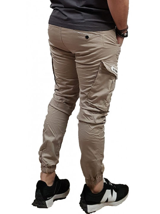 Cover Jeans Men's Trousers Cargo Beige