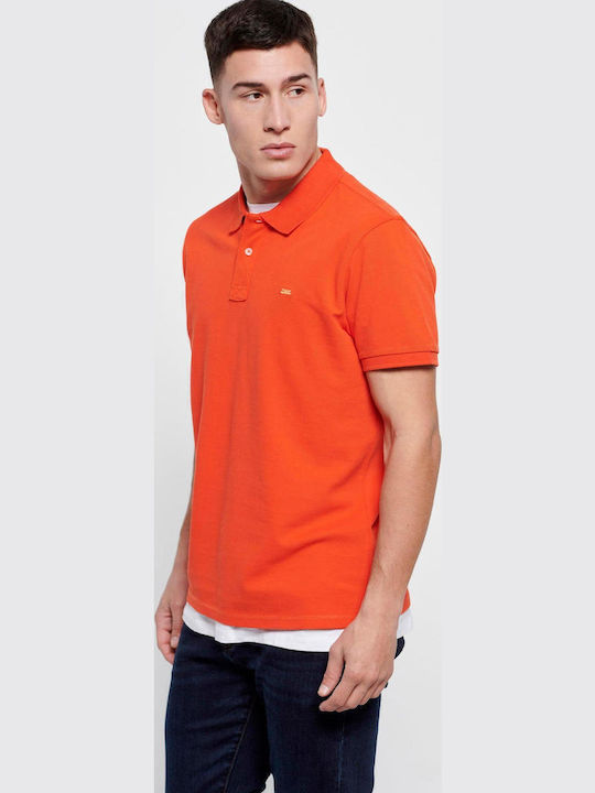 Polo Short Sleeve Blouse Tangerine FBM007 001 11 Tangerine
