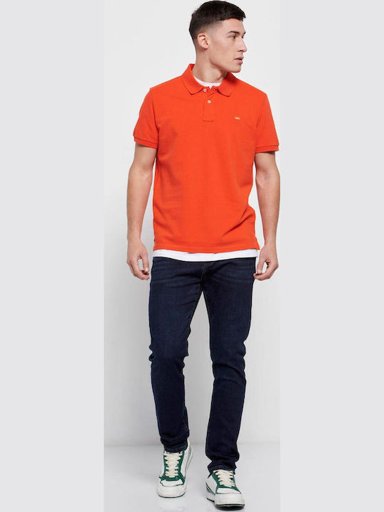 Polo Short Sleeve Blouse Tangerine FBM007 001 11 Tangerine