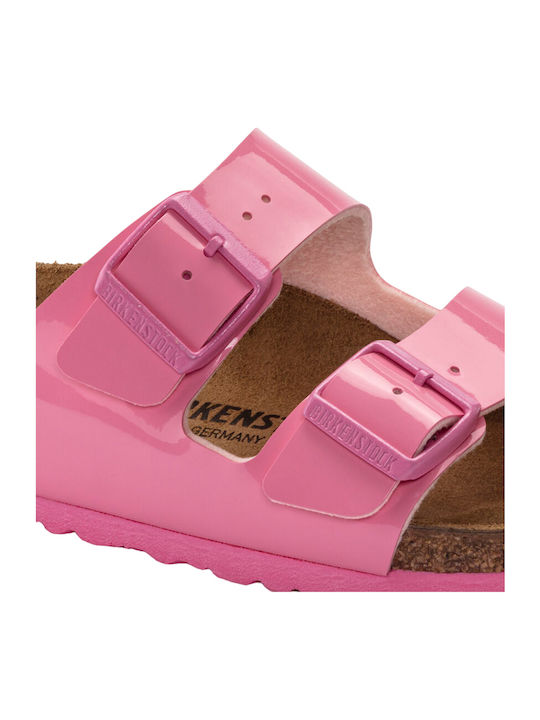 Arizona Women's Anatomic Sandals Patent Candy Pink Narrow Fit