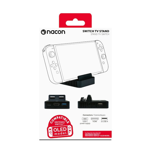 Nacon Βάση για Switch TV Stand Μαύρη DGA.NSW.00269