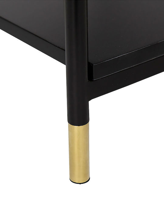 TV Stand A-S Tedy Black M120xD40xH46.7cm