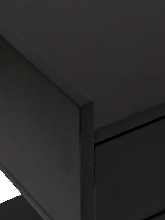 TV Stand A-S Tedy Black M120xD40xH46.7cm