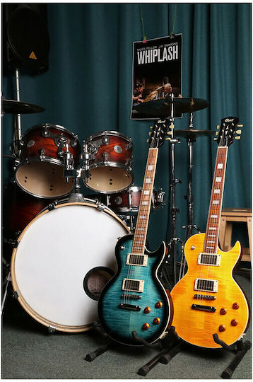 Cort Classic Rock CR250 Elektrische Gitarre Einfacher Schnitt mit HH Tonabnehmerkonfiguration Antique Amber