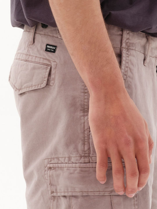 231.EM47.295 Men's Shorts Cargo Purple