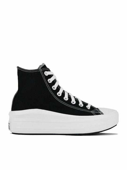 Chuck Taylor All Star Move Hi Flatforms Boots Black / Natural Ivory / White