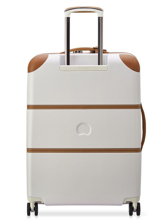 Delsey Chatelet Air Μεγάλη Βαλίτσα Ταξιδίου Σκληρή Angora με 4 Ρόδες Ύψους 70εκ.