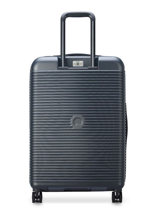 Delsey Freestyle Valiză De Călătorie Medie Tough Graphite Cu 4 Roți Înălțime 66.5 Cm