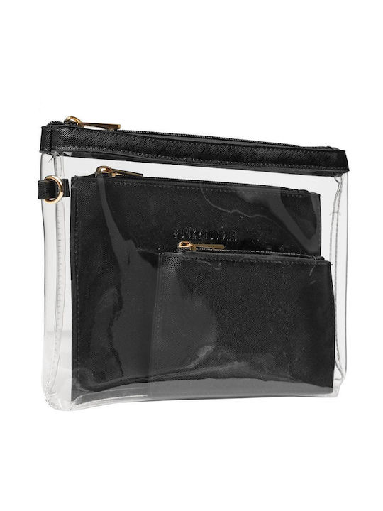 Funky Buddha Set Toiletry Bag in Black color