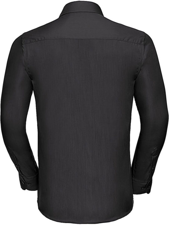 Russell Athletic R-924M-0 Men's Shirt Long Sleeve Black