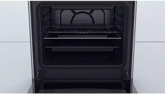 Indesit Herd 73Es mit Gas- & Elektrokochfeldern B60cm. White
