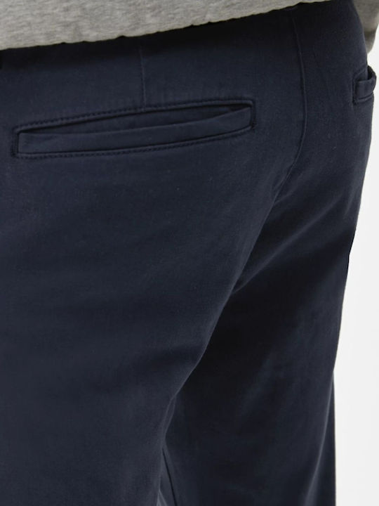 Trousers Chino Elastic in Slim Fit Blue