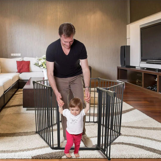 Dreambaby Royale Security Door made of Metal Charcoal 380x74cm 1pcs