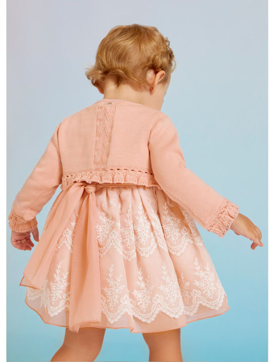 Kids Bolero Knitted Pink