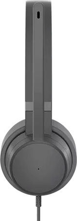 Lenovo Go Wired Over Ear Căști Multimedia cu microfon și conexiune USB-C în culoarea Gri