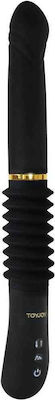 ToyJoy Magnum Opus Thrusting Realistisch Vibrator 15cm Schwarz