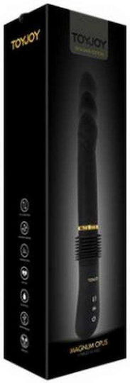 ToyJoy Magnum Opus Thrusting Realistic Vibrator 15cm Negru