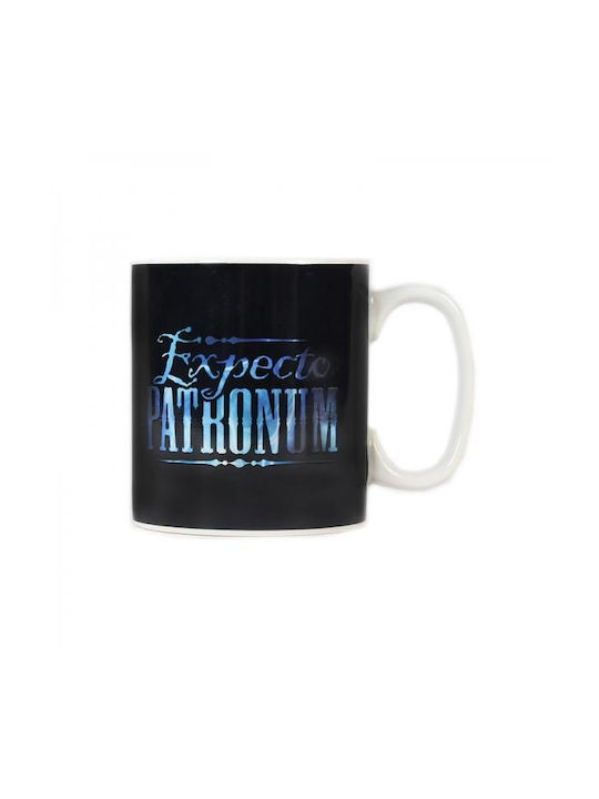 Half Moon Bay Harry Potter - Patronus Heat Change Mug Ceramic Black 400ml
