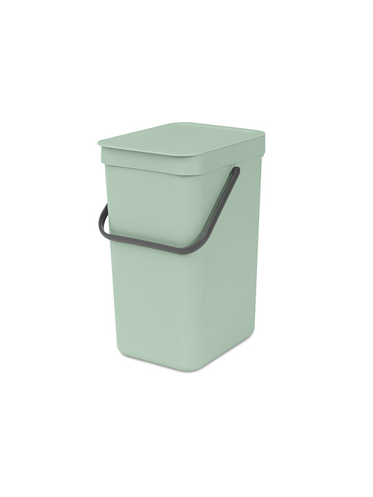 Brabantia Sort & Go Plastic Waste Bin 12lt Green
