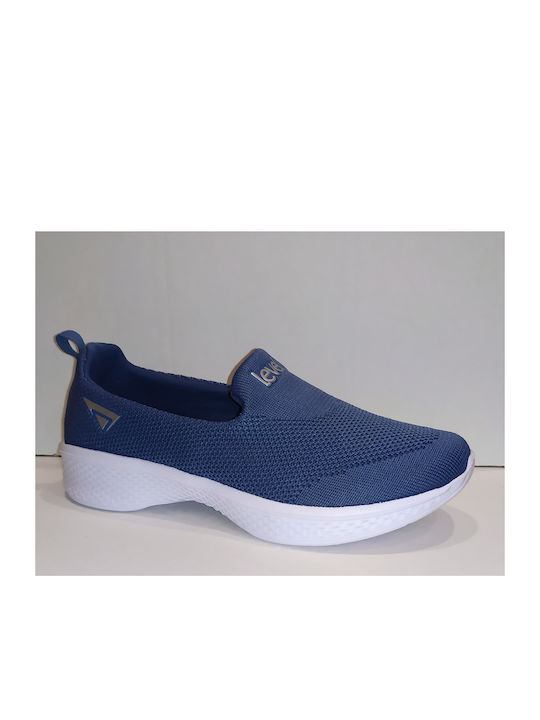 Level Anatomic Ανατομικά Γυναικεία Slip-On Blue Jeans