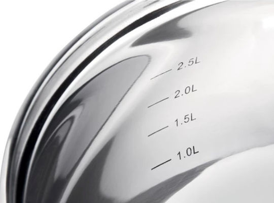 Lamart Set De Vase De Gătit Din Oțel Inoxidabil Argintiu Cu Acoperire Antiaderent 4 Piese