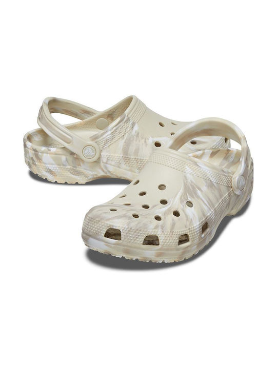 Crocs Classic Marbled Clog Sabot Bone/Multi 206867-2Y3