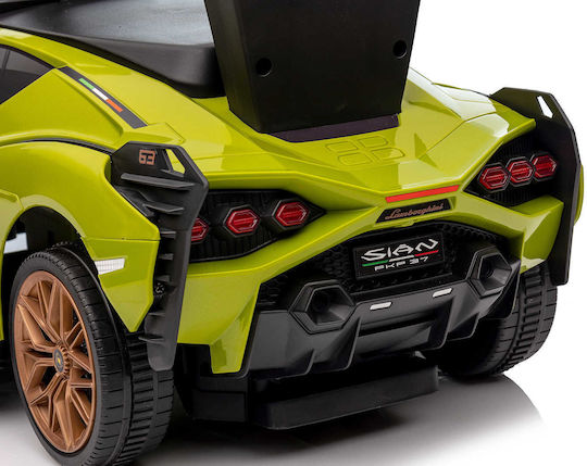 Lamborghini Sian Kids Electric Car One-Seater 6 Volt Green