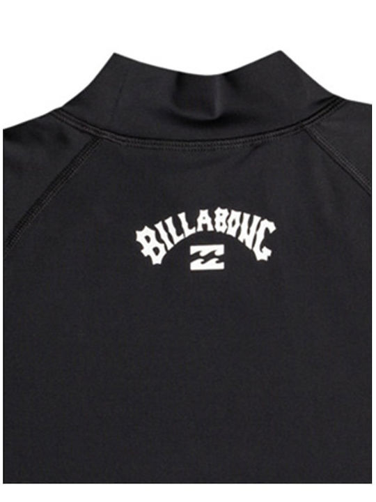 Billabong Waves All Day UPF 50 Men Short Sleeve Sun Protection Shirt Black
